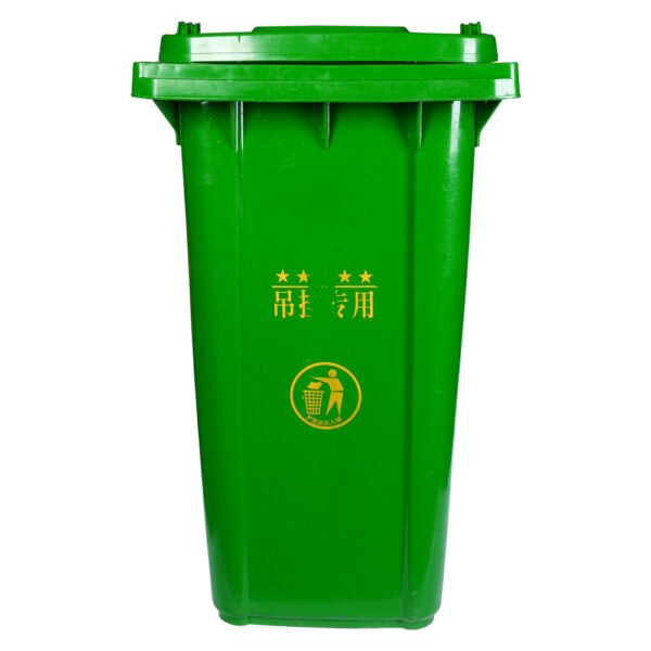 Industrial Mobile Plastic Garbage Bins Outdoor Use with Wheels 100L120L 240L Capacity - Image 2