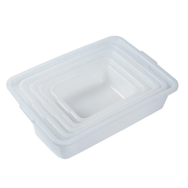 Food-Grade Shallow Freezing Flat Storage Container/Bin/Tray for Food Plant Made of Durable Plastic Plates & Bowls